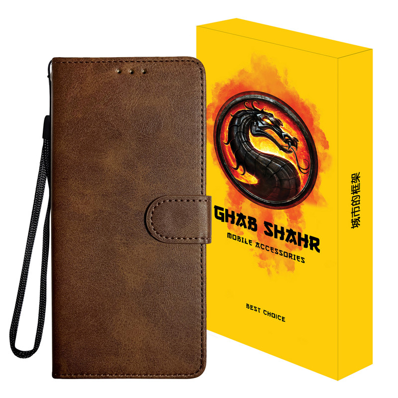 کیف کلاسوری قاب شهر مدل CLUX مناسب برای گوشی موبایل ریلمی C75 4G به همراه بندآویز