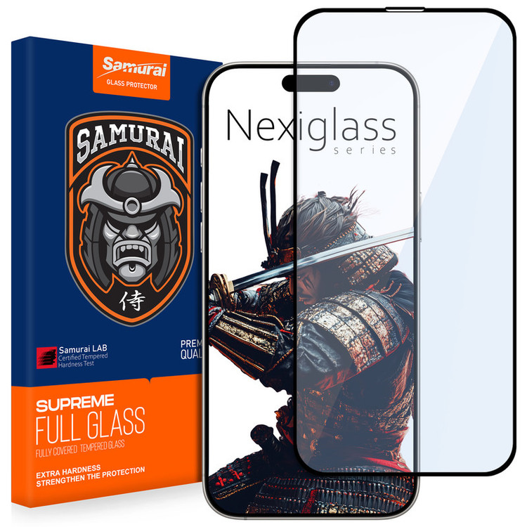 محافظ صفحه نمایش سامورایی مدل Nexiglass مناسب برای گوشی موبایل اپل iPhone 16 Pro Max