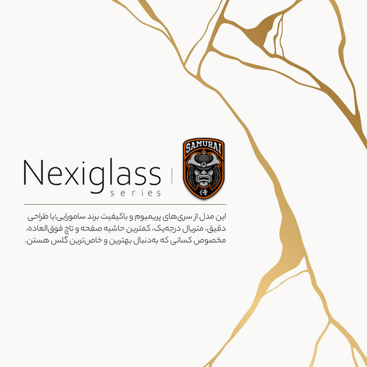 محافظ صفحه نمایش سامورایی مدل Nexiglass مناسب برای گوشی موبایل اپل iPhone 16 Pro Max