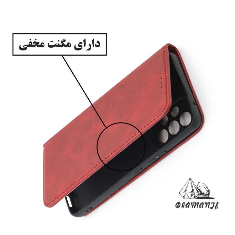 کیف کلاسوری دیامانته مدل Kelasor Ros مناسب برای گوشی موبایل سامسونگ Galaxy A34