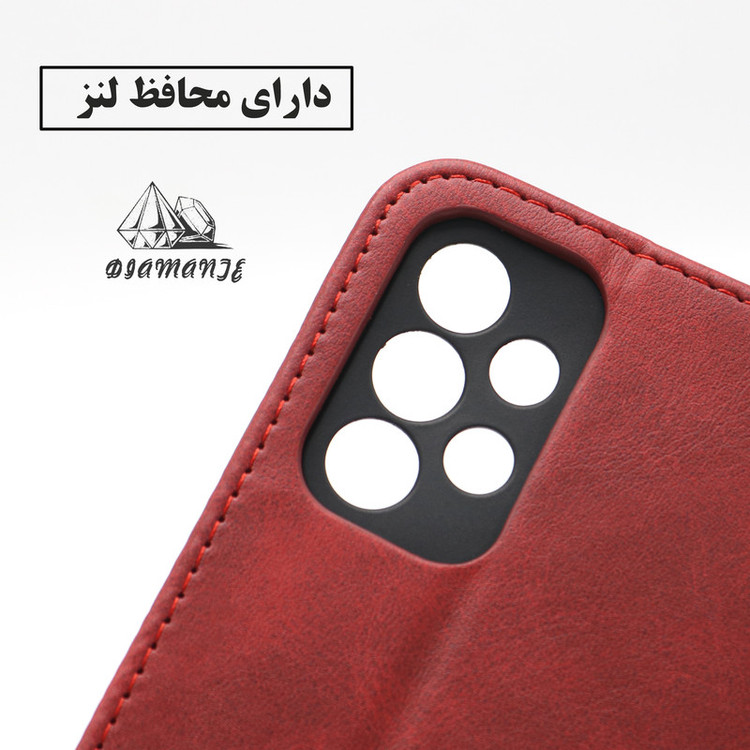 کیف کلاسوری دیامانته مدل Kelasor Ros مناسب برای گوشی موبایل سامسونگ Galaxy A34