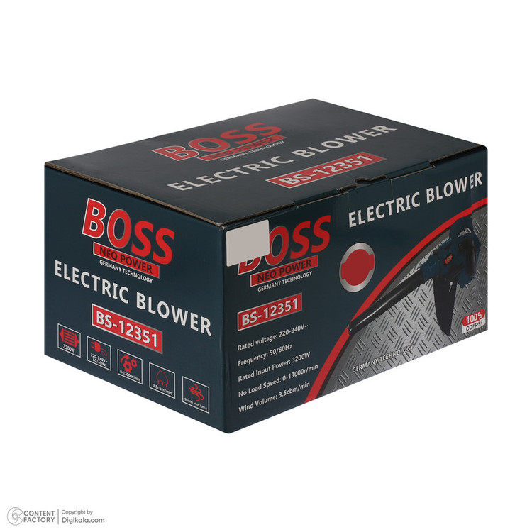 دستگاه دمنده و مکنده 3200 وات باس مدل BS-3501