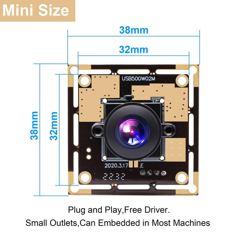 ماژول دوربین ای ال پی مدل USB500W02M
