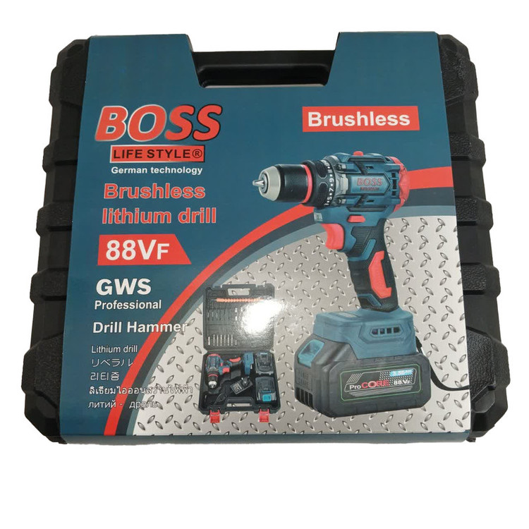 پیچ گوشتی شارژی باس مدل single-battery-brushless مجموعه 29 عددی