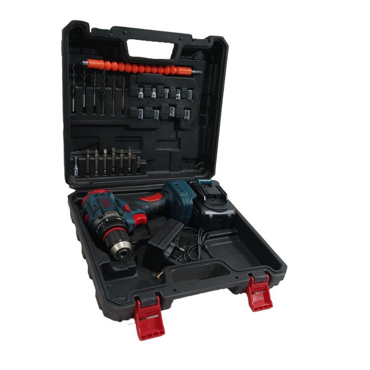 پیچ گوشتی شارژی باس مدل single-battery-brushless مجموعه 29 عددی