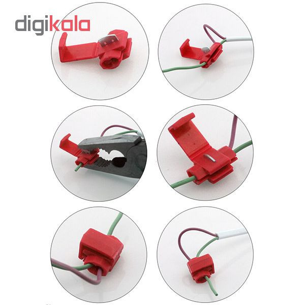 بست اتصال سریع سیم مدل Quick Connector 18-22 بسته 20 عددی