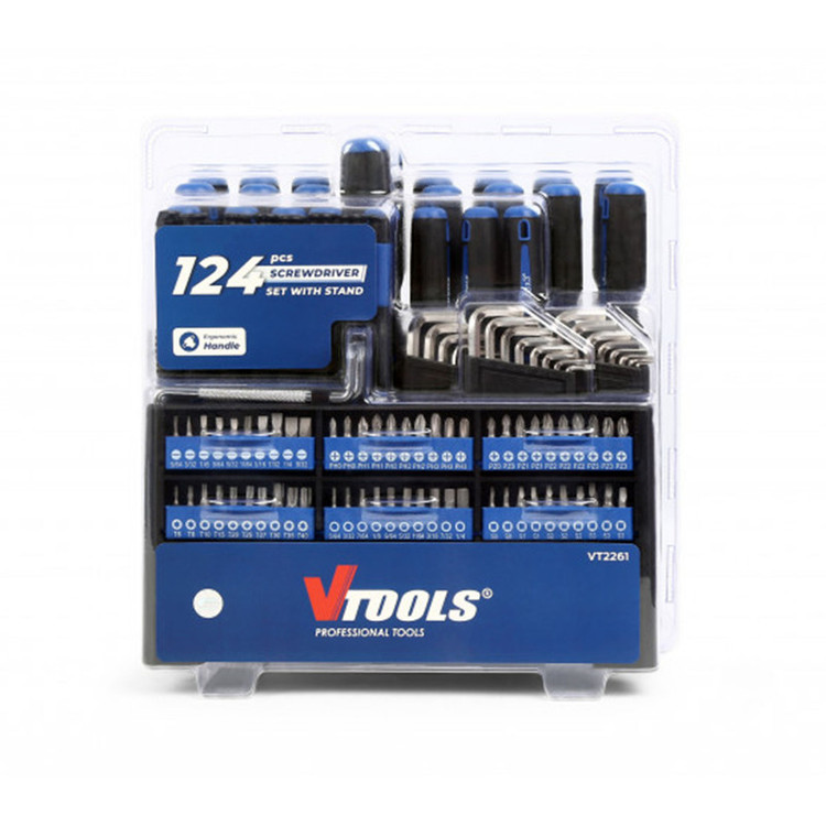 پیچ گوشتی وی تولز مدل VT2261 بسته 124 عددی