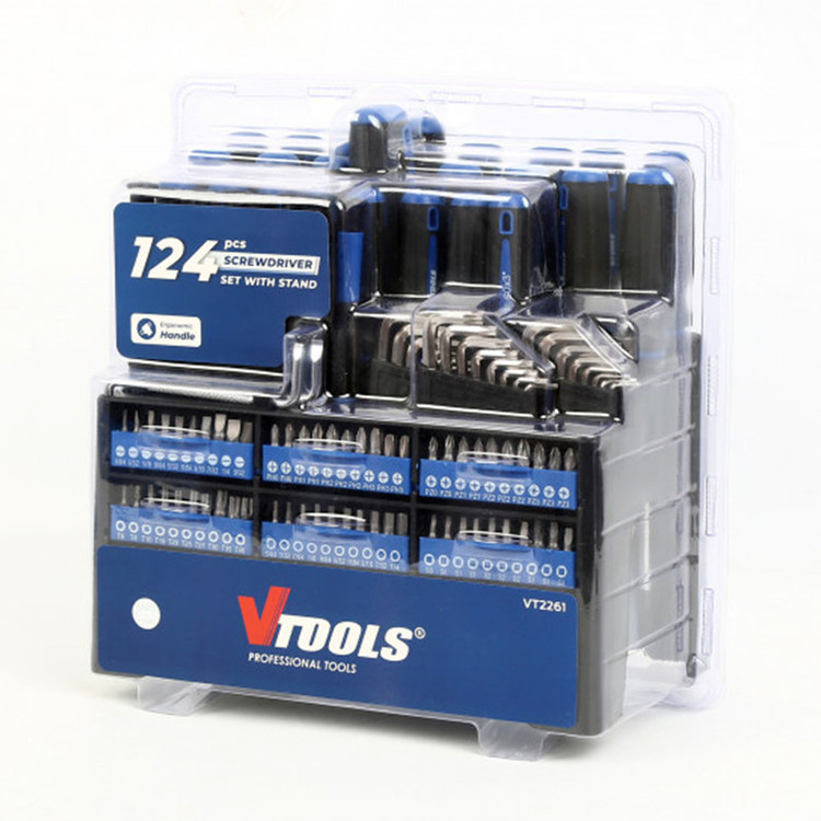 پیچ گوشتی وی تولز مدل VT2261 بسته 124 عددی