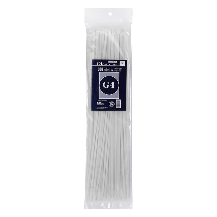 بست کمربندی جی فور مدل G4-500x4.8 بسته 100 عددی