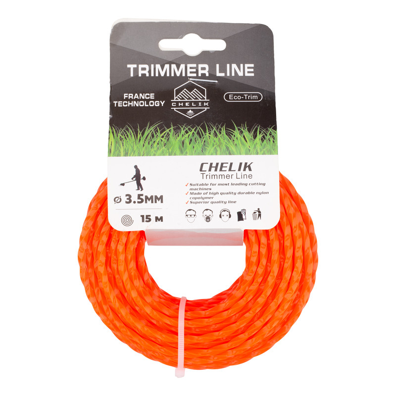 نخ علف تراش تریمر لاین مدل گرد کد 3.5mm-15m-T