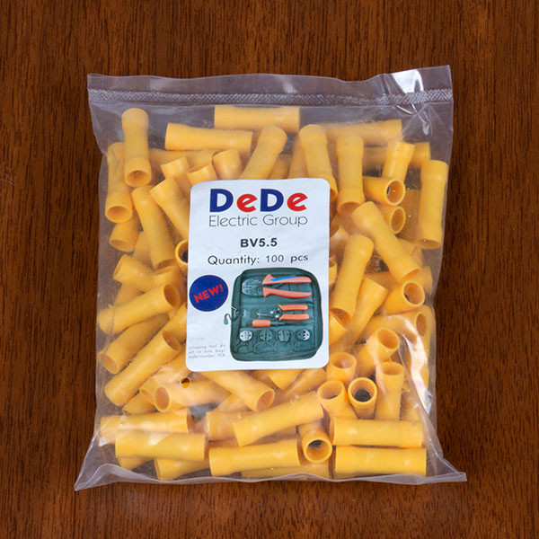 وایرشو ده ده الکتریک گروپ مدل دوراهی روکش دار موف کد BV5.5 بسته 20 عددی