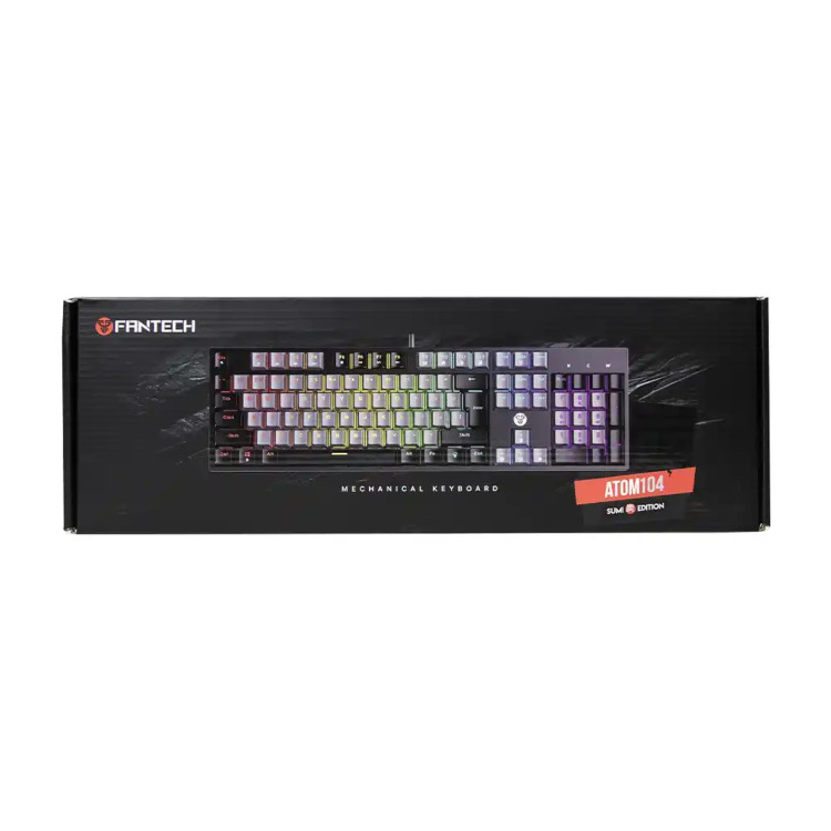 کیبورد باسیم FANTECH مدل ATOM104 MK886V2 - مشکی (گارانتی متین)