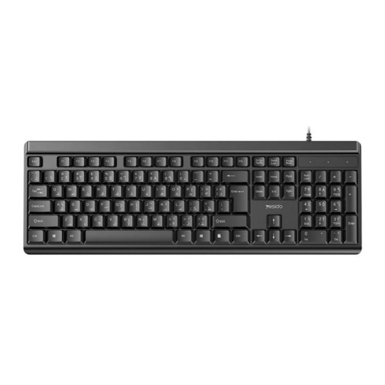 کیبورد و ماوس باسیم Yesido مدل KB18 - مشکی (گارانتی 18 ماه تعویض نیکان همراه)