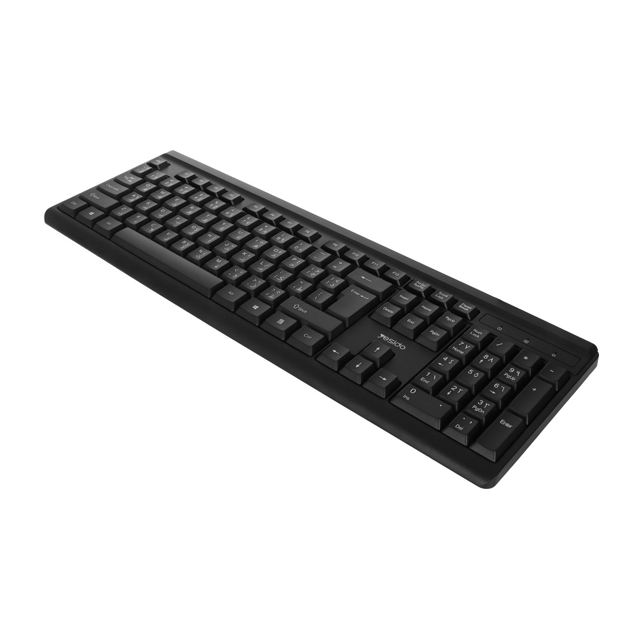 کیبورد و ماوس باسیم Yesido مدل KB18 - مشکی (گارانتی 18 ماه تعویض نیکان همراه)