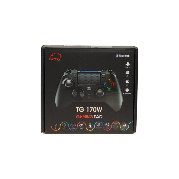 دسته بازی بی سیم TSCO مدل TG 170W - مشکی (گارانتی 18 ماهه تسکو)