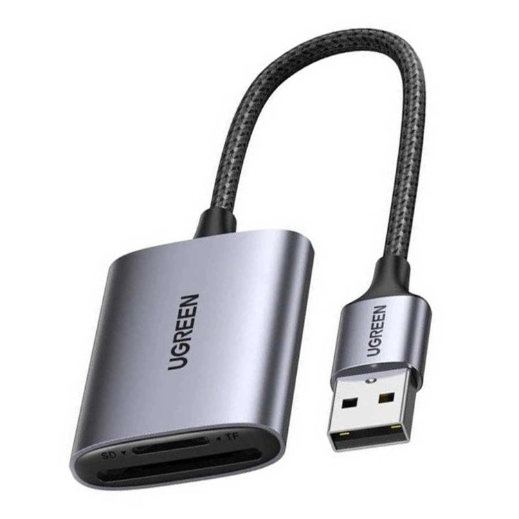 رم ریدر UGREEN Type-C مدل CM401 - مشکی (گارانتی 18 ماهه آسان پیشرو)(80888)