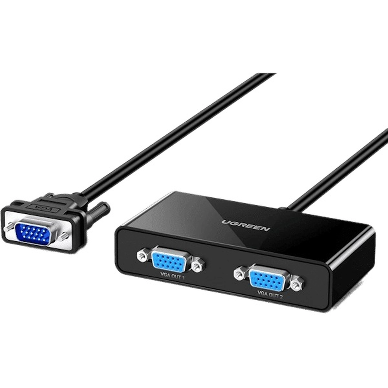 اسپلیتر یک به دو UGREEN VGA مدل 40254 - مشکی(20918)