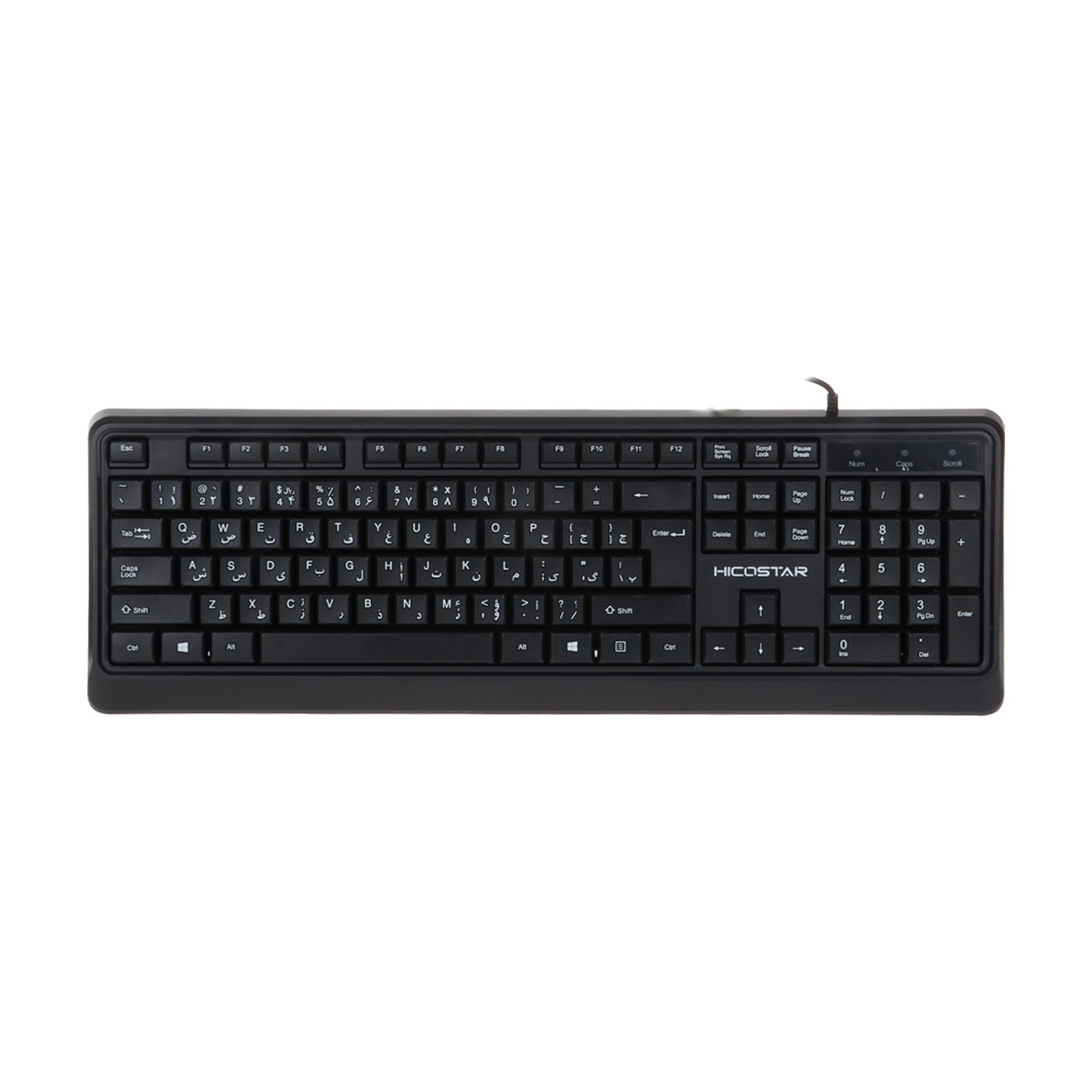 کیبورد باسیم Hicostar مدل HS-K700 - مشکی