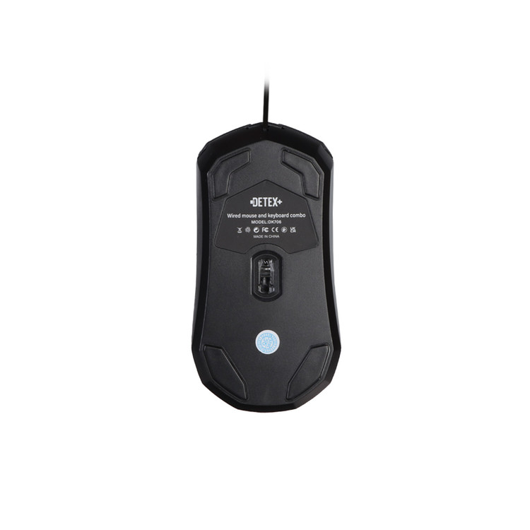 کیبورد و ماوس باسیم +DETEX مدل DK706 - مشکی
