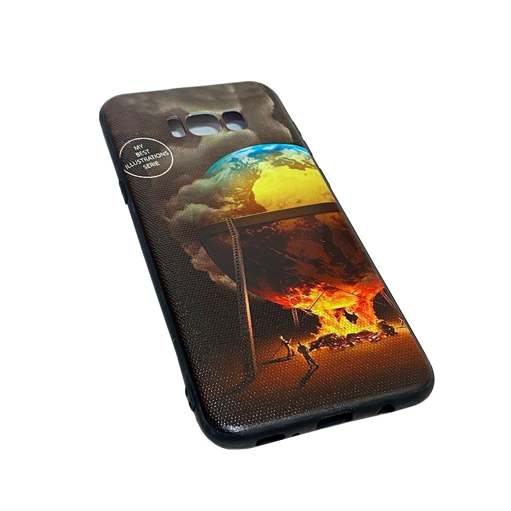 قاب گوشی موبایل s8 plus-s8plus-اس8پلاس.مدل کره زمین