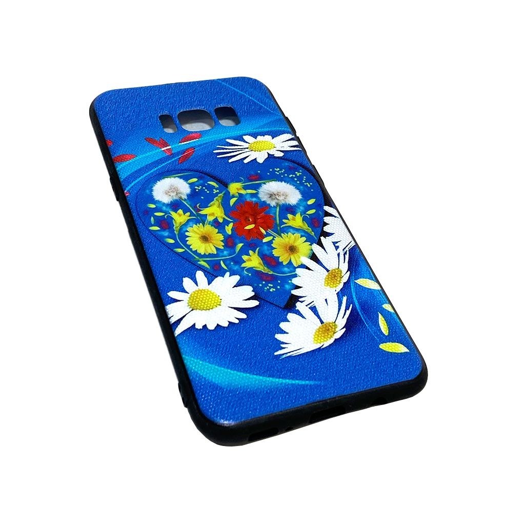 قاب گوشی موبایل s8 plus-s8plus-اس8پلاس.مدل گل سفید