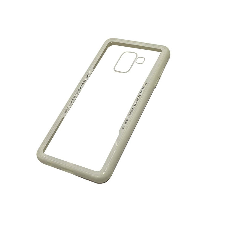 قاب گوشی سامسونگ a8 2018-A8 2018.مدل پشت شفاف
