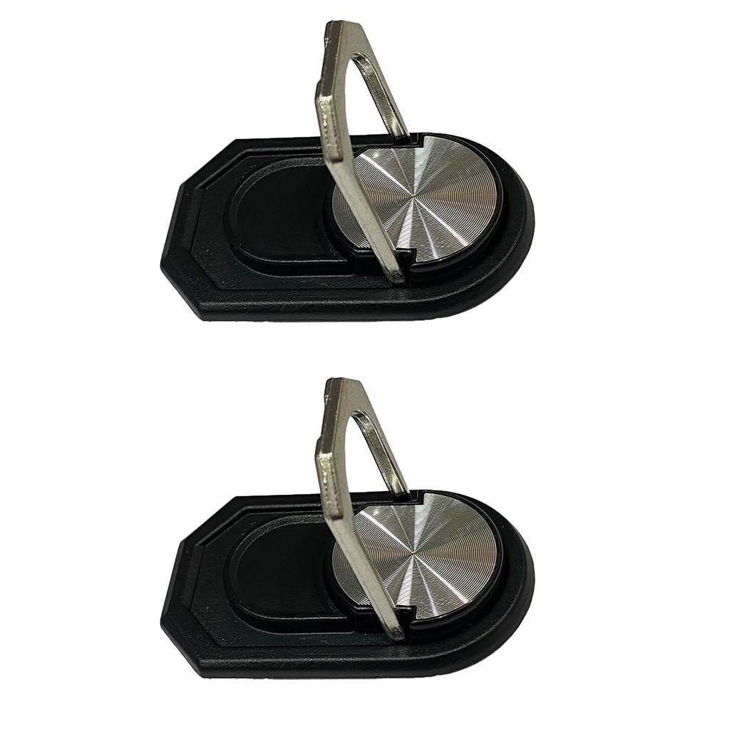 نگهدارنده موبایل انگشتی 90 درجه فلزی (بسته دو عددی)