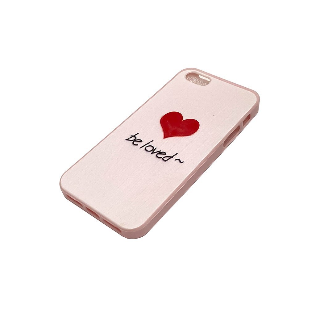 قاب گوشی موبایل اپل5-ایفون5-ایفونse-ایفون5s.مدل قابل انعطاف قلبی