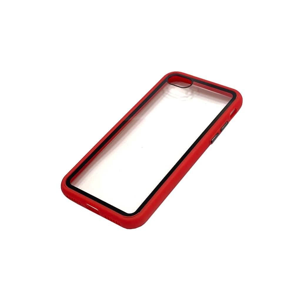 قاب گوشی موبایل اپل7-اپل8-ایفون7-ایفون8-آیفونse2020.مدل پشت شفاف دوررنگی