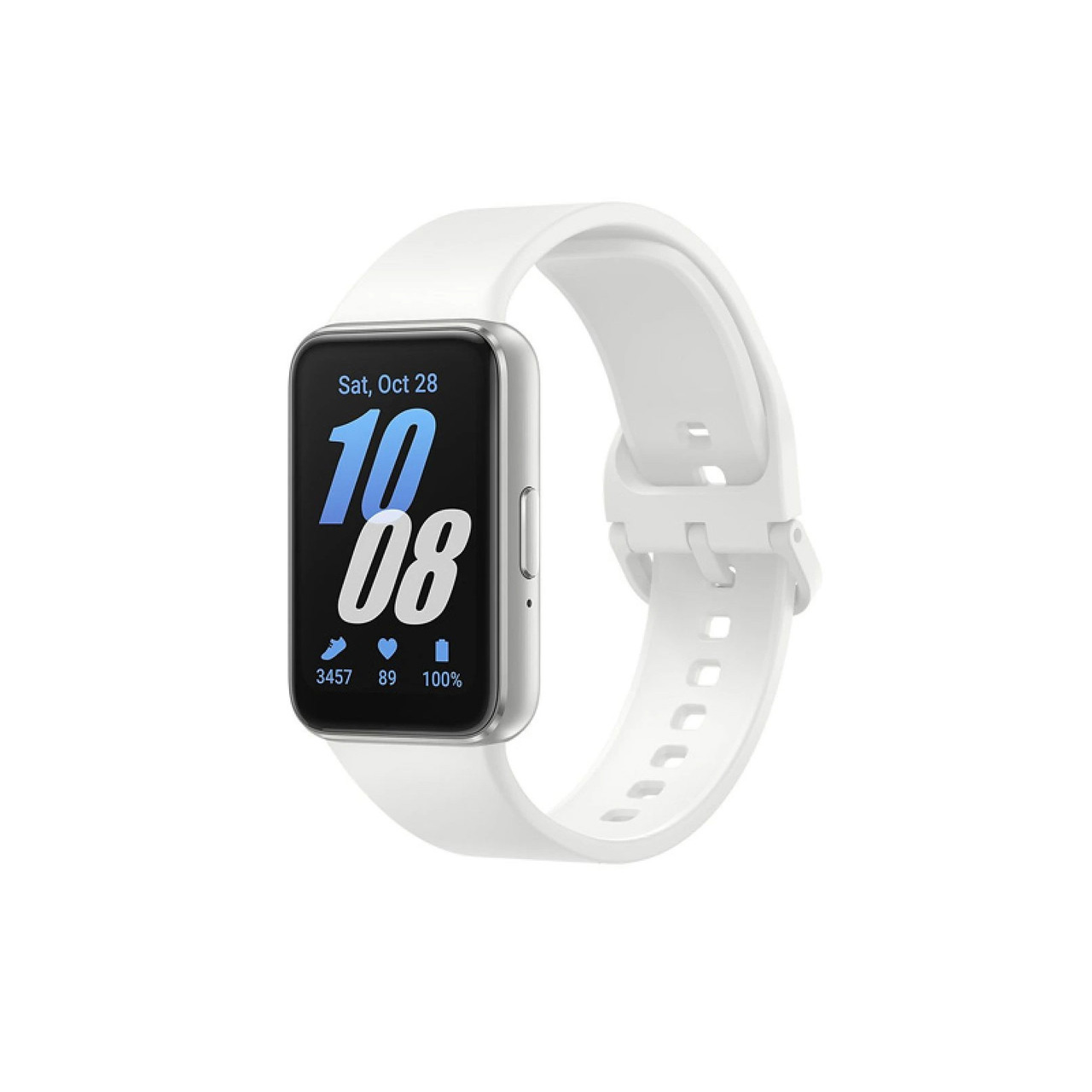 ساعت هوشمند سامسونگ Galaxy Fit3 مدل SM-R390 - نقره ای - اصلی (گارانتی 18 ماهه شرکتی)