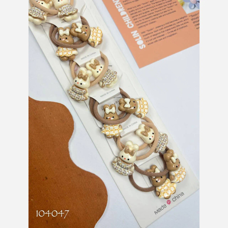 پک دو عددی کش مو و گیره تق تقی طرح تدی