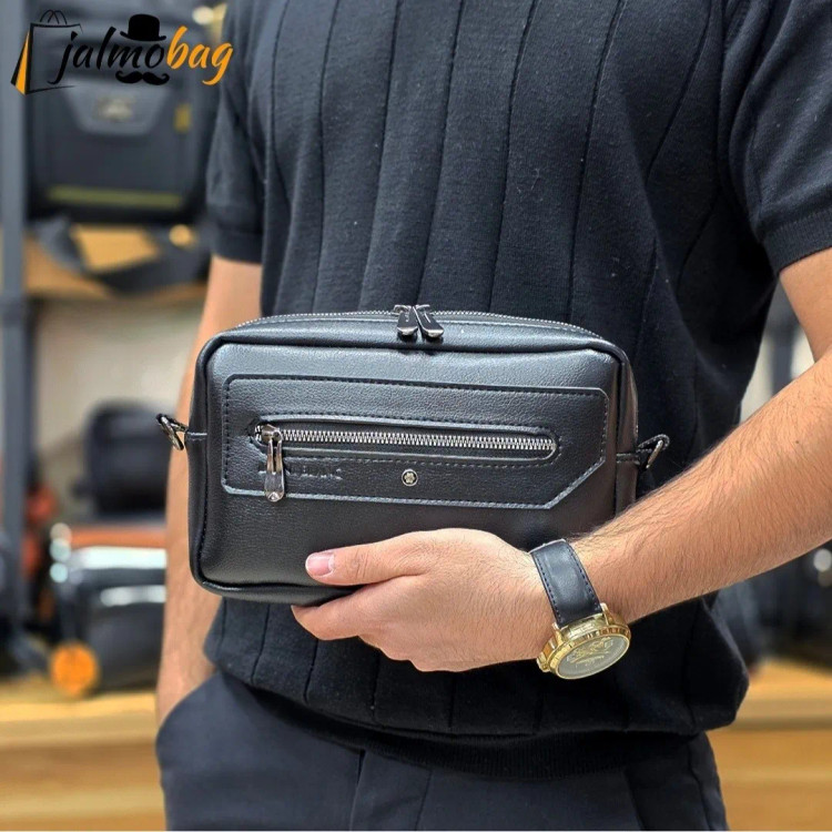 کیف دستی و دوشی پاسپورتی مونت بلانک چرم خارجی درجه یک (2)