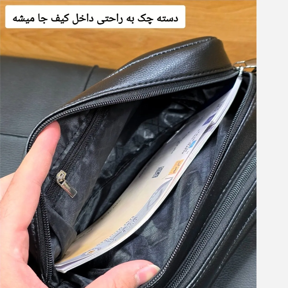 کیف دستی و دوشی مردانه شوزبگ چرم وارداتی درجه یک (2)