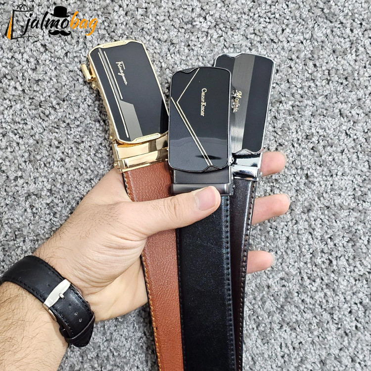 کمربند ریلی چرمی 3.5 سانت طول 125 سانتی متر (3)