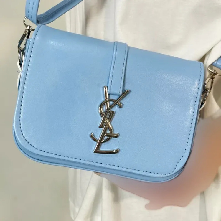 کیف دوشی زنانه چرم مصنوعی YSL ابعاد 20 در 16 سانتیمتر (2)