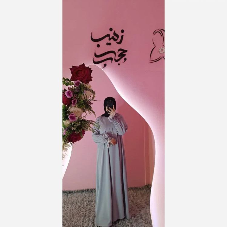 مانتو عبایی زنانه و دخترانه مدل ریحان جنس کرپ سوپر الیزه اعلا (2)