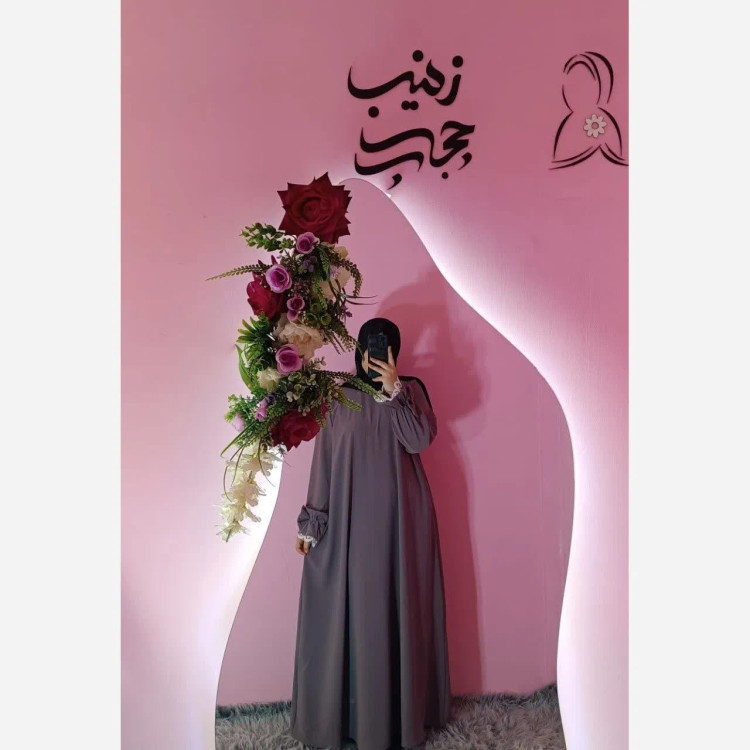 مانتو عبایی زنانه و دخترانه مدل ریحان جنس کرپ سوپر الیزه اعلا (2)