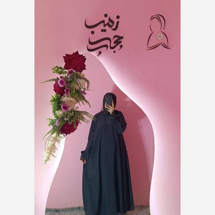 مانتو عبایی زنانه و دخترانه مدل ریحان جنس کرپ سوپر الیزه اعلا (2)