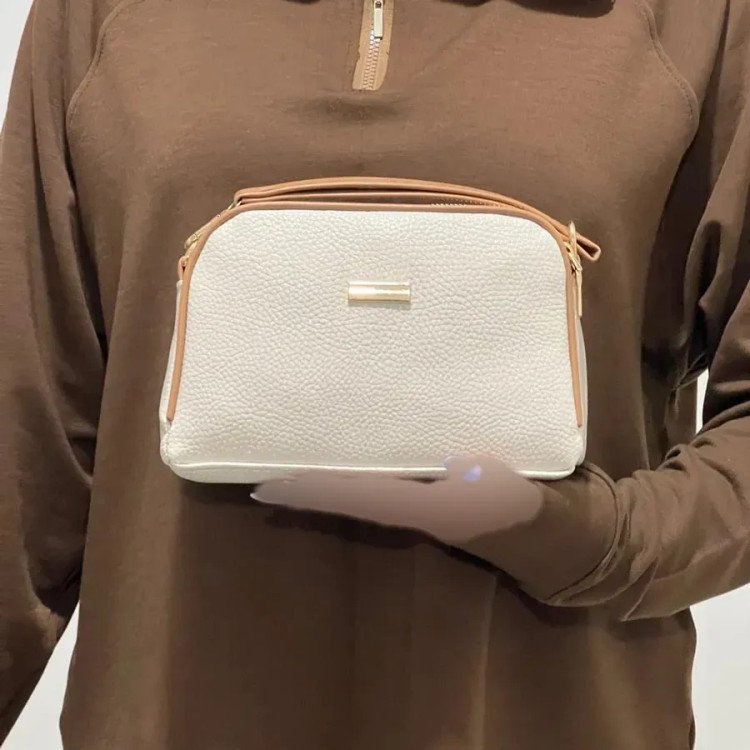 کیف دستی و دوشی زنانه شرانگ مغذی دوزی شده کد1390 (2)