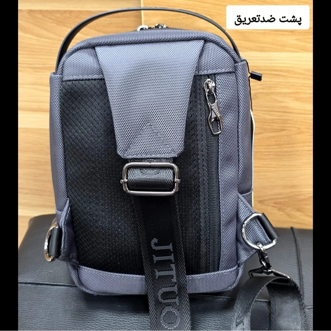 بادی بگ مردانه وارداتی برزنتی جیتو مدل JITUO ضدآب با پورت USB (2)