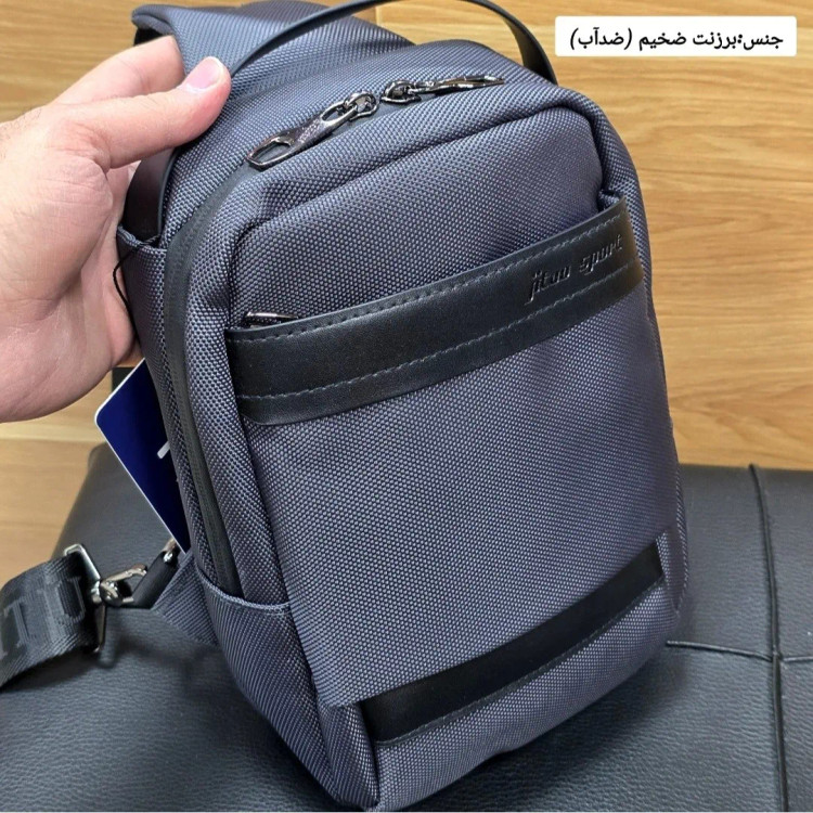 بادی بگ مردانه وارداتی برزنتی جیتو مدل JITUO ضدآب با پورت USB (2)