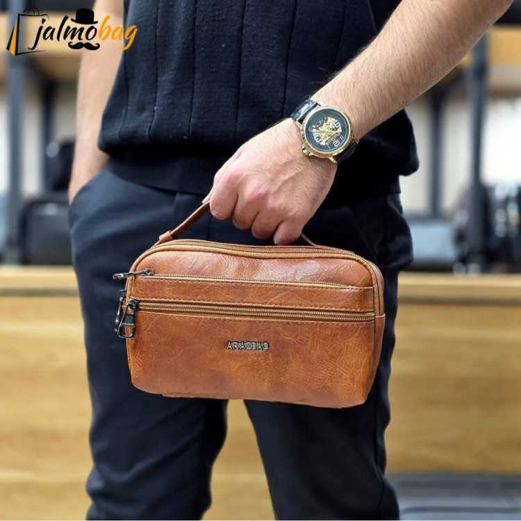 کیف دستی مردانه شوزبگ چرم سوگو خارجی ضد خش (3)