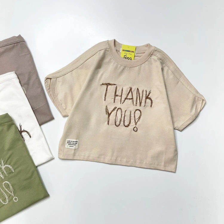 تیشرت اورسایز دخترانه طرح thankyou (2)