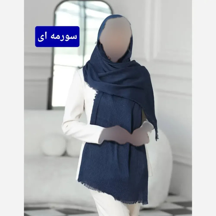شال نخی برشکا ریزپلیسه قواره بلند تابستانی (2)