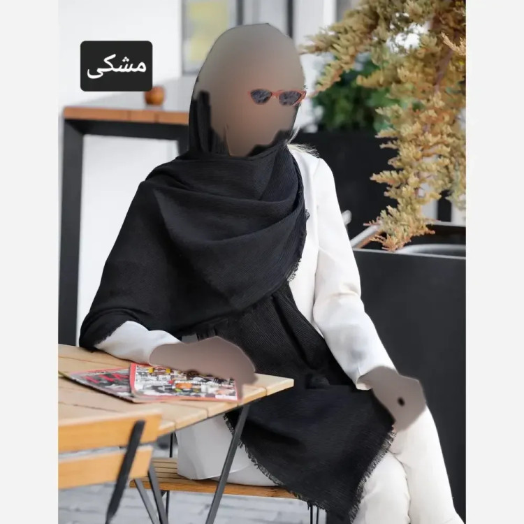 شال نخی برشکا ریزپلیسه قواره بلند تابستانی (2)