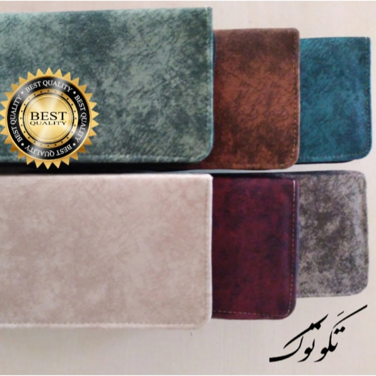 کیف پول و کیف موبایل دستی زنانه رویه چرم خارجی ابعاد 21 در 11 سانتیمتر (2)