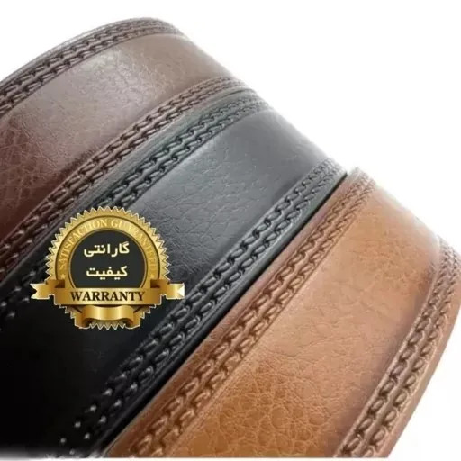 ست هدیه کیف و کمربند چرمی مردانه رابو با پشت چرم سوگو و سگک استیل (2)