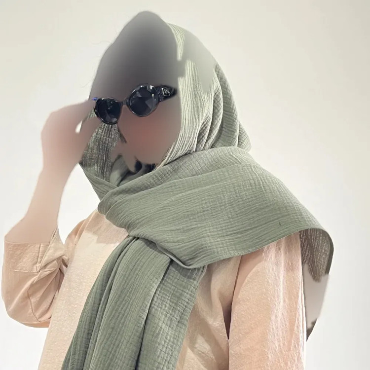 شال نخی زنانه کد 1366 ابعاد 70 در 184 سانتیمتر (2)