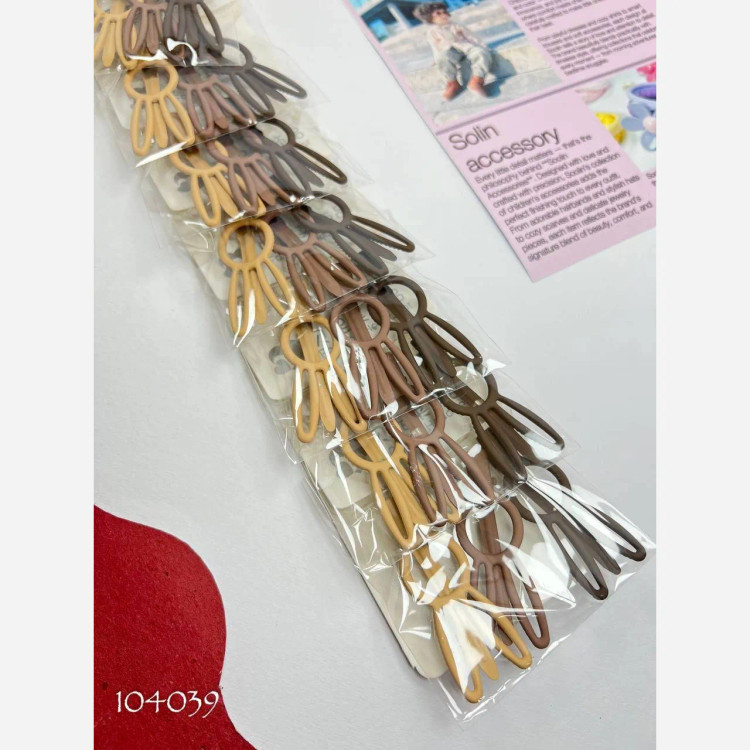 پک سه عددی گیره مو انبری دخترانه وارداتی در طرح های متنوع (2)