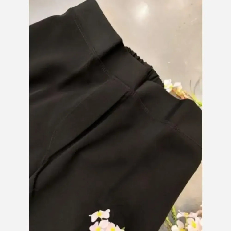 شلوار بگ زنانه پارچه مازراتی قد 105 پشت کش دار (2)
